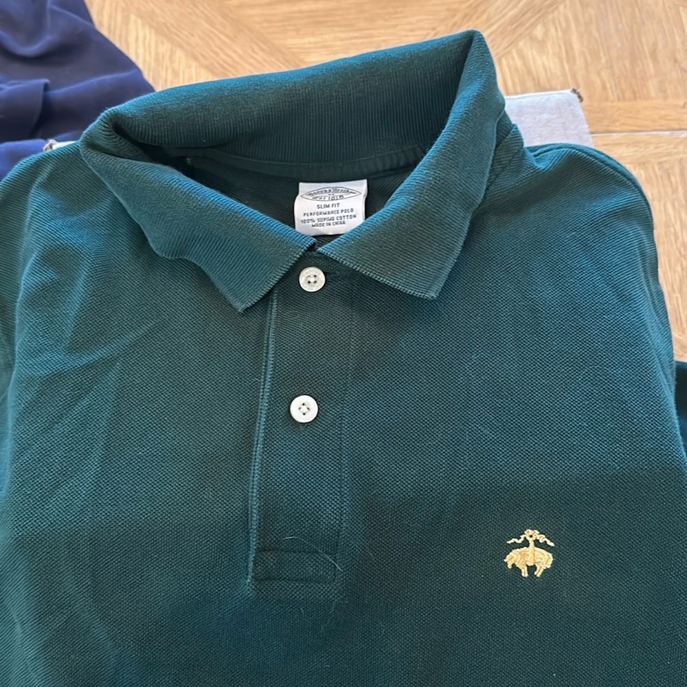 Brooks Brothers Green Polo